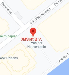 Link naar de locatie van 3M Soft B.V. op Google Maps
